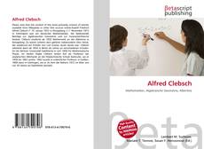 Bookcover of Alfred Clebsch
