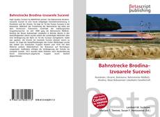 Capa do livro de Bahnstrecke Brodina–Izvoarele Sucevei 