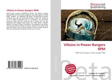 Capa do livro de Villains in Power Rangers RPM 