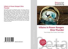 Capa do livro de Villains in Power Rangers Dino Thunder 