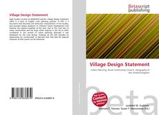 Bookcover of Village Design Statement