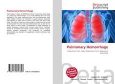Bookcover of Pulmonary Hemorrhage