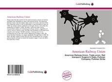 Capa do livro de American Railway Union 