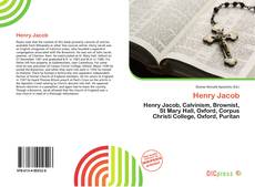 Capa do livro de Henry Jacob 