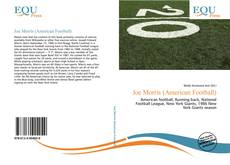 Joe Morris (American Football) kitap kapağı