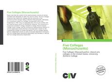 Capa do livro de Five Colleges (Massachusetts) 