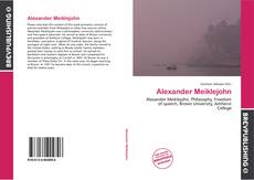 Alexander Meiklejohn kitap kapağı