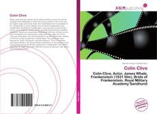 Colin Clive kitap kapağı