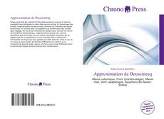 Buchcover von Approximation de Boussinesq