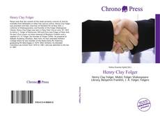 Buchcover von Henry Clay Folger