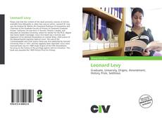 Leonard Levy kitap kapağı