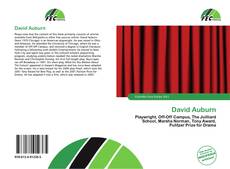 David Auburn kitap kapağı