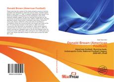 Donald Brown (American Football) kitap kapağı