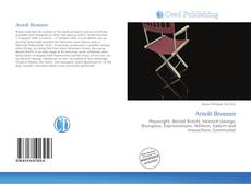 Arnolt Bronnen kitap kapağı