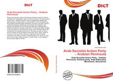 Arab Socialist Action Party – Arabian Peninsula kitap kapağı