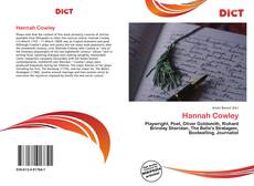 Buchcover von Hannah Cowley