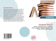Buchcover von Elizabeth Bibesco