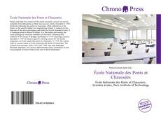 École Nationale des Ponts et Chaussées kitap kapağı