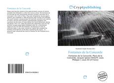 Bookcover of Fontaines de la Concorde