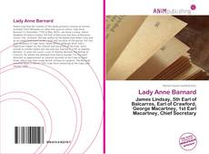 Lady Anne Barnard kitap kapağı