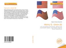 Henry G. Ulrich III kitap kapağı
