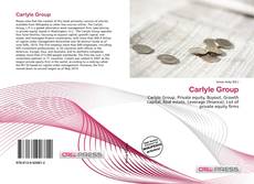 Capa do livro de Carlyle Group 