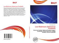Bookcover of Lee Robinson (American Football)