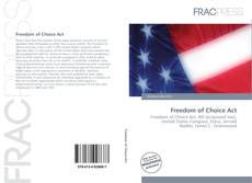 Capa do livro de Freedom of Choice Act 