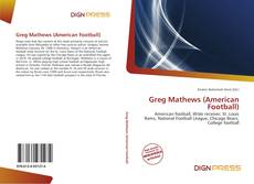 Greg Mathews (American Football)的封面