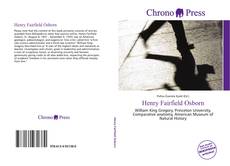 Bookcover of Henry Fairfield Osborn