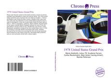 Обложка 1978 United States Grand Prix