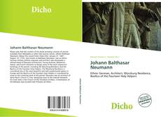Couverture de Johann Balthasar Neumann