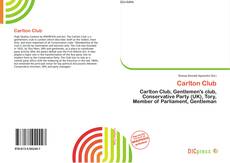 Capa do livro de Carlton Club 
