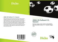 Capa do livro de 2004–05 Fulham F.C. Season 