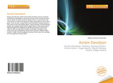 Bookcover of Avram Davidson