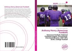 Capa do livro de Anthony Henry (American Football) 
