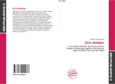 Buchcover von Eric Ambler