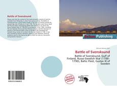 Capa do livro de Battle of Svensksund 