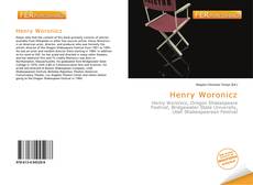 Bookcover of Henry Woronicz