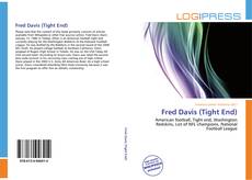 Capa do livro de Fred Davis (Tight End) 