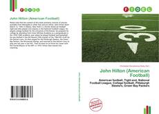 Обложка John Hilton (American Football)