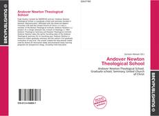 Capa do livro de Andover Newton Theological School 