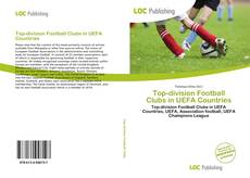 Capa do livro de Top-division Football Clubs in UEFA Countries 