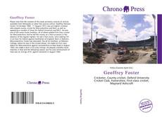 Buchcover von Geoffrey Foster