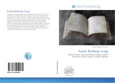 Frank Belknap Long kitap kapağı