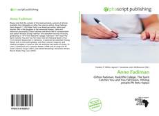 Anne Fadiman的封面