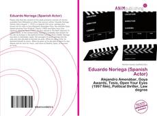 Capa do livro de Eduardo Noriega (Spanish Actor) 