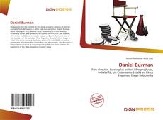 Capa do livro de Daniel Burman 
