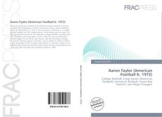 Bookcover of Aaron Taylor (American Football b. 1972)