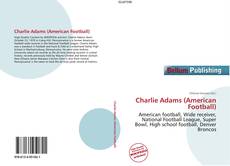 Capa do livro de Charlie Adams (American Football) 